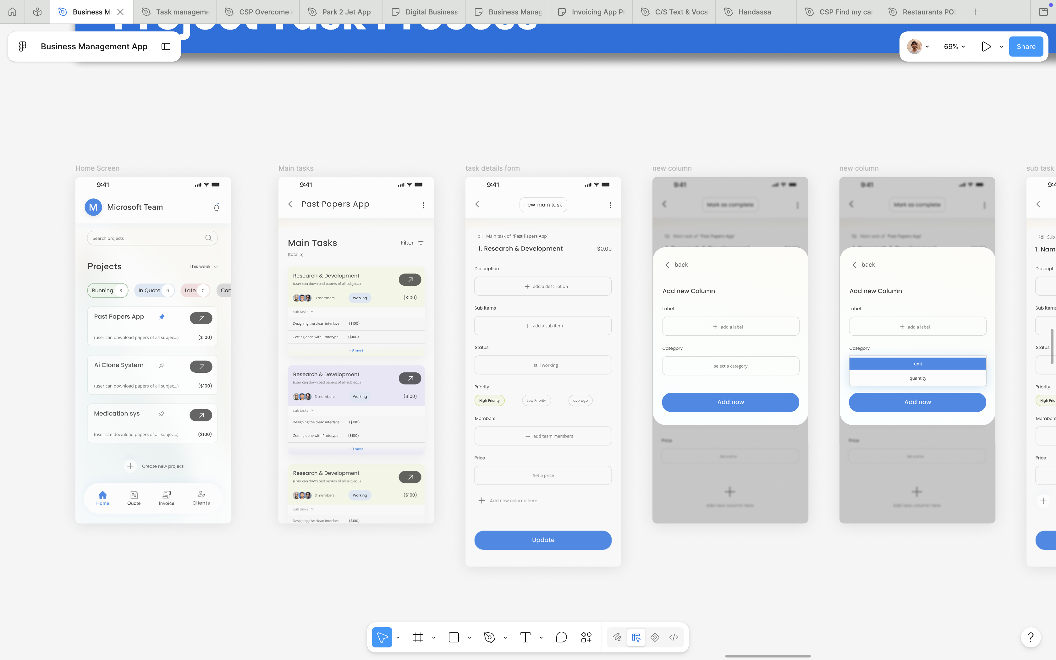 Earni task view